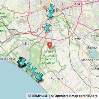 Mappa Via dell'Elzeviro, 00128 Selcetta RM, Italia (12.306)