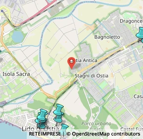 Mappa Via del Castello, 00119 Roma RM, Italia (3.98455)