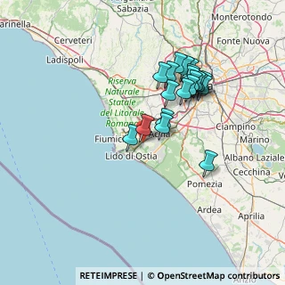 Mappa Via Filippo le Bas, 00124 Roma RM, Italia (13.6385)