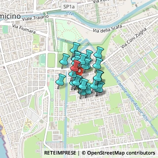 Mappa Via Mario Trabucchi, 00054 Fiumicino RM, Italia (0.22963)
