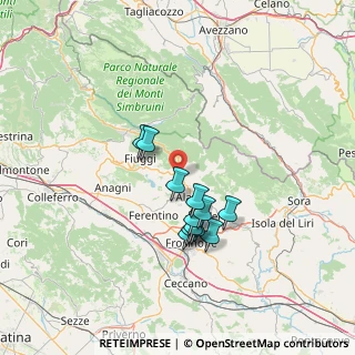 Mappa Via del Casolare, 03011 Alatri FR, Italia (12.02833)