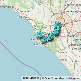 Mappa SS296, 00054 Fiumicino RM, Italia (10.3195)