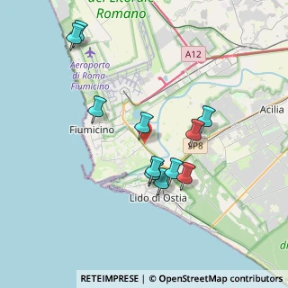 Mappa SS296, 00054 Fiumicino RM, Italia (3.75)