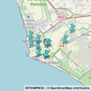 Mappa SS296, 00054 Fiumicino RM, Italia (2.64455)