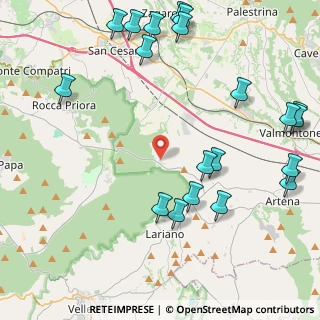Mappa Contrada Tagliente, 00031 Artena RM, Italia (5.91)