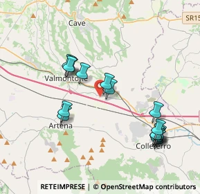 Mappa Via della Pace, 00038 Valmontone RM, Italia (4.22)