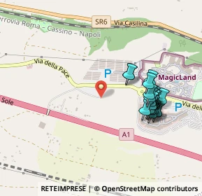 Mappa Via della Pace, 00038 Valmontone RM, Italia (0.4955)