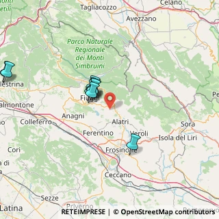 Mappa Via Piccola Fiuggi, 03011 Alatri FR, Italia (37.6995)