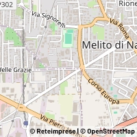 Peta Melito di Napoli