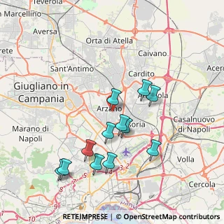 Mappa Via Cap. Pasquale Silvestro, 80022 Arzano NA, Italia (3.99083)