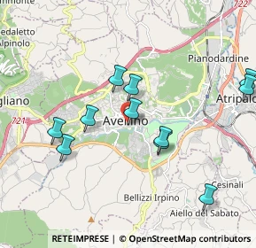 Mappa Vicolo Giardinetto, 83100 Avellino AV, Italia (2.06545)