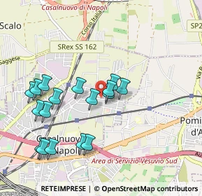 Mappa Via Lagno, 80013 Casalnuovo di Napoli NA, Italia (1.03235)