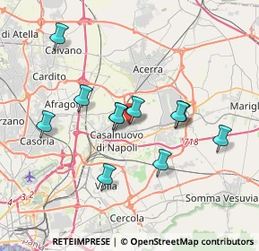 Mappa Via Lagno, 80013 Casalnuovo di Napoli NA, Italia (3.51455)