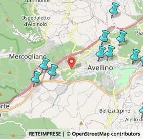 Mappa Via Arturo Vietri, 83100 Avellino AV, Italia (2.82727)