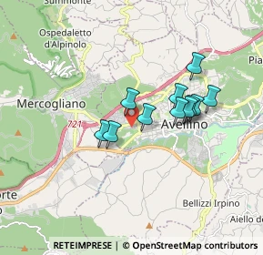 Mappa Via Antonio Ammaturo, 83100 Avellino AV, Italia (1.43364)