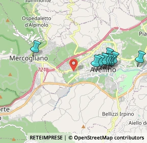 Mappa Via Arturo Vietri, 83100 Avellino AV, Italia (2.17545)