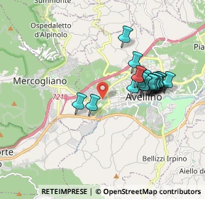 Mappa Via Arturo Vietri, 83100 Avellino AV, Italia (1.72)