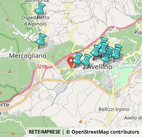 Mappa Via Antonio Ammaturo, 83100 Avellino AV, Italia (1.86583)