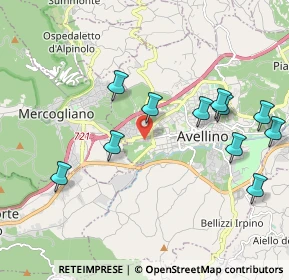 Mappa Via Antonio Ammaturo, 83100 Avellino AV, Italia (2.27727)