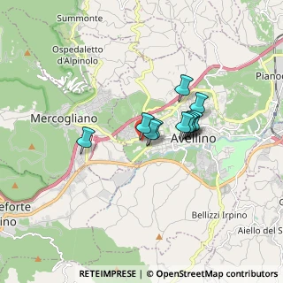 Mappa Via Antonio Ammaturo, 83100 Avellino AV, Italia (1.21091)