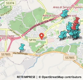 Mappa Via Arturo Vietri, 83100 Avellino AV, Italia (1.471)