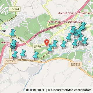 Mappa Via Arturo Vietri, 83100 Avellino AV, Italia (1.401)