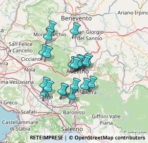 Mappa Via Arturo Vietri, 83100 Avellino AV, Italia (11.2415)