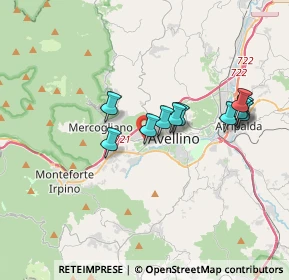 Mappa Via Arturo Vietri, 83100 Avellino AV, Italia (3.22636)