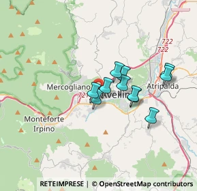 Mappa Via Antonio Ammaturo, 83100 Avellino AV, Italia (2.74182)