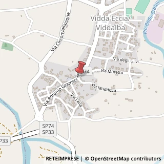 Mappa Via Antonio Gramsci, 3737, 07030 Viddalba, Sassari (Sardegna)