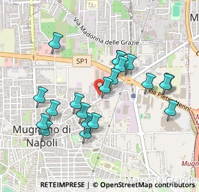 Mappa Via S. F. Neri, 80018 Mugnano di Napoli NA, Italia (0.4765)