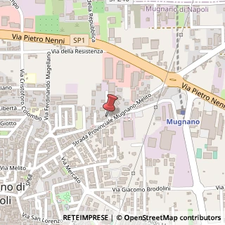 Mappa Via Strada Provinciale Mugnano Melito, 101, 80018 Mugnano di Napoli, Napoli (Campania)