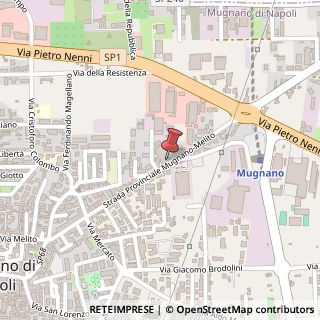 Mappa Via Strada Provinciale Mugnano Melito, 105, 80018 Mugnano di Napoli, Napoli (Campania)