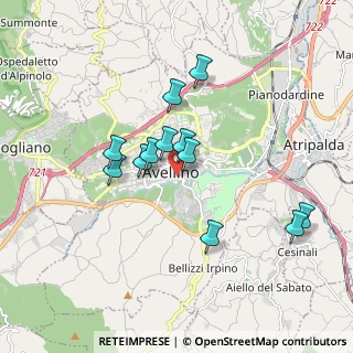Mappa Largo de Luca di Montefusco, 83100 Avellino AV, Italia (1.63833)