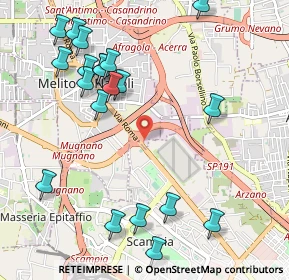 Mappa Via Appia km. 22, 80017 Melito di Napoli NA, Italia (1.327)