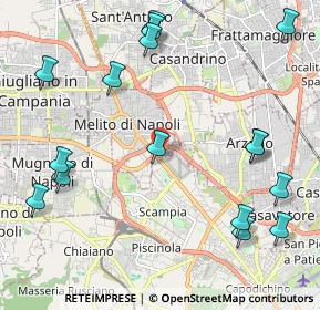 Mappa Via Appia km. 22, 80017 Melito di Napoli NA, Italia (2.8675)