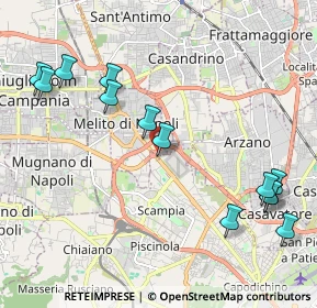 Mappa Via Appia km. 22, 80017 Melito di Napoli NA, Italia (2.62385)