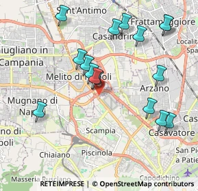 Mappa Via Appia km. 22, 80017 Melito di Napoli NA, Italia (2.24125)