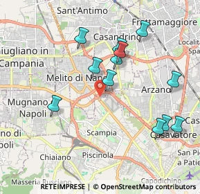 Mappa Via Appia km. 22, 80017 Melito di Napoli NA, Italia (2.1075)