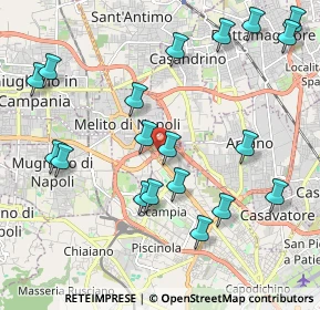 Mappa Via Appia km. 22, 80017 Melito di Napoli NA, Italia (2.50842)