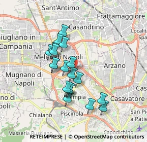 Mappa Via Appia km. 22, 80017 Melito di Napoli NA, Italia (1.53789)