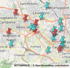 Mappa Via Appia km. 22, 80017 Melito di Napoli NA, Italia (2.508)