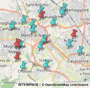 Mappa Via Appia km. 22, 80017 Melito di Napoli NA, Italia (2.4025)