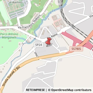 Mappa Via Andreano di Ruggiero, 7, 83042 Atripalda, Avellino (Campania)