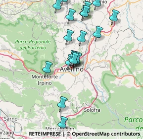 Mappa Via Zigarelli G., 83100 Avellino AV, Italia (7.914)