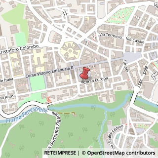 Mappa Corso Europa, 107, 83100 Avellino, Avellino (Campania)