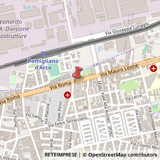 Mappa Via Roma, 452, 80038 Pomigliano d'Arco, Napoli (Campania)