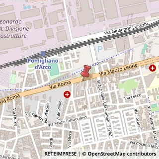 Mappa Via Roma, n° 470, 80038 Pomigliano d'Arco, Napoli (Campania)