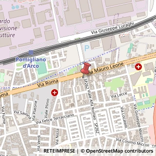 Mappa Via Roma, 1, 80038 Pomigliano d'Arco, Napoli (Campania)