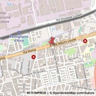 Mappa Via Roma, 502, 80038 Pomigliano d'Arco, Napoli (Campania)